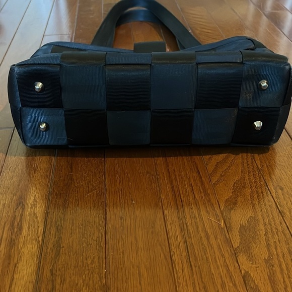 Harveys X Mercedes | Original Seatbelt Purse 14X8 Black 90s - Picture 5 of 9